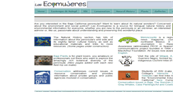 Desktop Screenshot of lasecomujeres.org